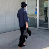 ルーズ5分丈Tシャツ(2COLOR)CT1064