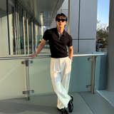 ハーフジップサマーニット(2COLOR)CT1139