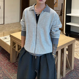 ストライプフルジップニット(3COLOR)CT1165