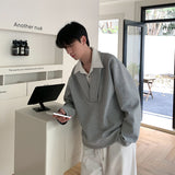 フェイクシャツスウェットトレーナー(2COLOR)CT1110