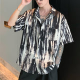 チャコールペインティングシャツ(2COLOR)CT1128