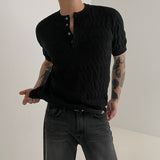 ハーフボタンケーブルニット(2COLOR)CT1074