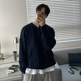 ラウンドネックケーブルニット(2COLOR)CT1096