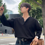 リブヘンリーネックカットソー(2COLOR)CT1209