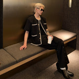 モノトーンノーカラージャケットCJ1044