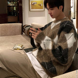 ウァームチェックニットCT1200