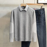 レイヤード風シャツニット(3COLOR)CT1049