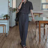 タックシャツセットアップ(2COLOR)CS1037