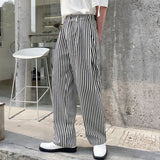 ストライプストレートパンツCB1026