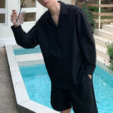 スキッパーシャツセットアップ(2COLOR)CS1032