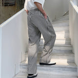 ストライプストレートパンツCB1026