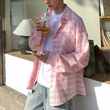 スプリングカラーチェックシャツ(2COLOR)CT1117