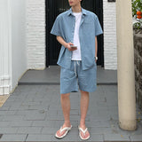 ハーフシャツセットアップ(2COLOR)CS1035