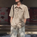 ストライプユニフォームシャツ(2COLOR)CT1131