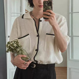 モノトーンニットシャツCT1129