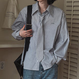 タイ付きストライプシャツ(2COLOR)CT1113