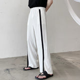 ライン入りスリットストレートパンツ(2COLOR)CB1046