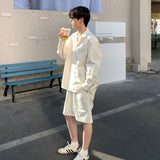 スキッパーシャツセットアップ(2COLOR)CS1032