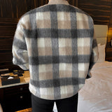 チェックブレンドニットCT1179