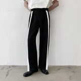 ライン入りスリットストレートパンツ(2COLOR)CB1046