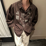 プリントストライプシャツ(2COLOR)CT1156