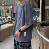 タグデザインベーシックTシャツ(4COLOR)CT1042