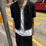 パールステッチVカットジャケットCJ1045