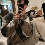 ウァームチェックニットCT1200