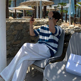 ボーダーケーブルニット(2COLOR)CT1069