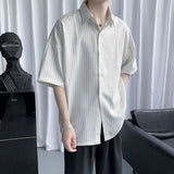 半袖ストライプシャツ(2COLOR)CT1043