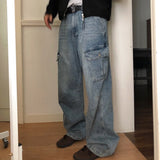 ワイドポケットデニムパンツCB1067