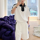 ハーフジップモノトーンセットアップ(2COLOR)CS1012