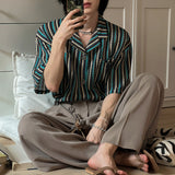 ストライプキューバシャツCT1126