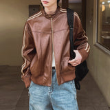 ダブルラインレザージャケット(2COLOR)CJ1047