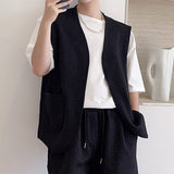 ワッフル地風ベストセットアップ(2COLOR)CS1010