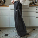 ウォッシュドワイドレッグデニムパンツCB1072