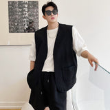 ワッフル地風ベストセットアップ(2COLOR)CS1010