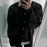 ジャカードフラワーカーディガンCT1202