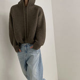 横リブフーディニット(2COLOR)CT1107