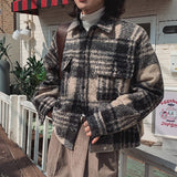 チェックウールジャケットCJ1062