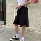 カラーステッチスウェットハーフパンツ(2COLOR)CB1063