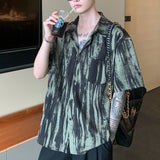 チャコールペインティングシャツ(2COLOR)CT1128