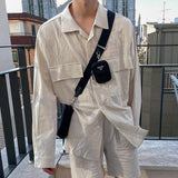 長袖リネンセットアップCS1018