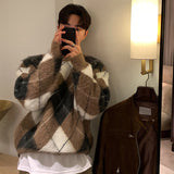 ウァームチェックニットCT1200