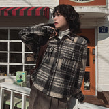 チェックウールジャケットCJ1062