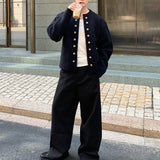 ゴールドボタンノーカラージャケット(3COLOR)CJ1051