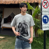 フェイスグラフィックTシャツ(2COLOR)CT1243