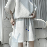 ワッフル地風リラクシーセットアップ(3COLOR)CS1013