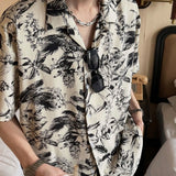 ボタニカルフラワーシャツCT1127