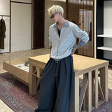 ストライプフルジップニット(3COLOR)CT1165